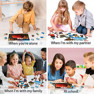 Ensemble de puzzle en bois à peindre soi-même, thème sirène, non toxique, de qualité supérieure, pour enfants, arts créatifs, cadeau éducatif d'<span class=keywords><strong>anniversaire</strong></span> pour filles - Product Image 2