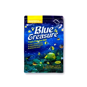 Melhor qualidade Blue Treasure aquário tropical artificial peixes marinhos recife sal marinho