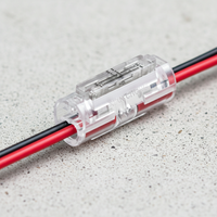 Connecteurs de fils LED basse tension en forme de H à 2 broches, sécurisés et sans effort, sans dénudage de fils requis, 24~20AWG