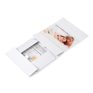 Boîtes en carton personnalisées avec logo, pliables, recyclables, imprimées, boîte pliante <span class=keywords><strong>à</strong></span> sept panneaux, étui d'emballage pour bouchons d'oreilles - Product Image 2