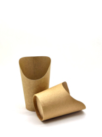 Gobelet en papier kraft à fond rond personnalisable de haute qualité