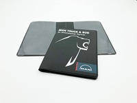 Titular de la licencia de conducir de esponja de PU suave personalizado Auto Truck Document Paper Wallet Carpeta de PVC para el coche