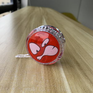 Cadeau promotionnel en gros, yoyo en plastique coloré avec lumière clignotante, logo personnalisé, jeu sportif classique amusant pour enfants - Product Image 4