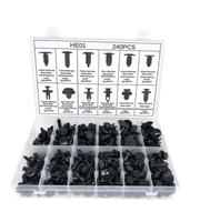 240PCS Mixte Auto Attaches Clips Voiture Pare-chocs Retenue Voiture Attache Rivet Porte Panneau Fender Liner Toit Coffre