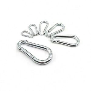 Metal Carabiner Climbing <b>Hook</b> Heavy Duty Galvanized Iron Safety Buckle for Outdoor Sports Backpack Luggage Hanging Promotion - Product Image 1