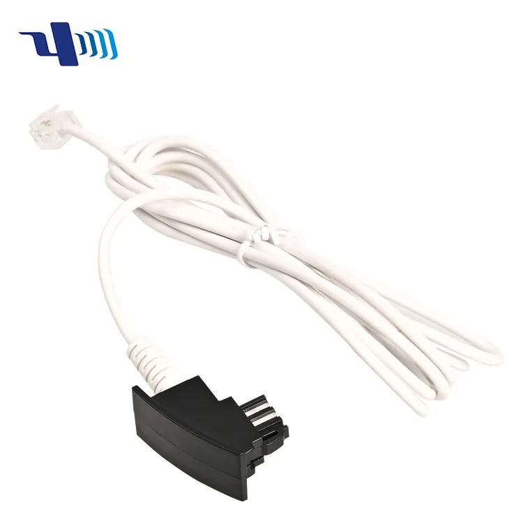 Stable quality TAE N/F RJ11 Germany telephone adapter with cable for telephone ADSL telecommunication