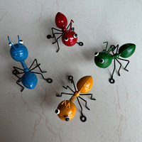 Ornements de fourmis semi-artisanaux transfrontaliers, décorations murales, artisanat pour la maison et le jardin, décorations extérieures, petits insectes