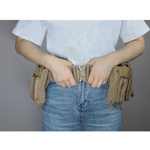 カスタムロゴ入りファーストエイドタクティカルベルト、ブラックナイロンユーティリティユニフォームセキュリティタクティカルデューティーベルトセット（男性用、バックル付き） - Product Image 6