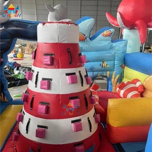 ปราสาทลมเป่าลมพีวีซีสำหรับเด็กเล่นรุ่น Ocean Zoo Fun ปี 2026 พร้อมสไลเดอร์ ขนาด 6*10*7.5 เมตร ยี่ห้อ WINWAYTOYS เพื่อความสนุก - Product Image 2