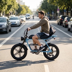 Vélo Électrique Rétro à Pneus Larges pour Hommes, 7 Vitesses, Idéal pour les Trajets Quotidien et les Entraînements Matinaux - Product Image 3