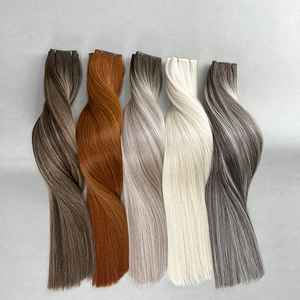 Extensiones <span class=keywords><strong>de</strong></span> Cabello Genius Weft para Cabello Fino y Delgado, 100% Remy, Ultra Planas, Invisibles, Sin Costuras, Se Pueden Cortar, Sin Desprendimiento, Venta del Proveedor - Product Image 4