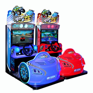 เครื่องเกมแข่งรถหยอดเหรียญขายส่ง เกมวีดีโออาร์เคดสำหรับเด็ก เครื่องเกมขับรถ - Product Image 2