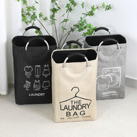 Panier à linge rectangulaire moderne personnalisé à grande capacité avec poignées en aluminium pour le rangement des vêtements