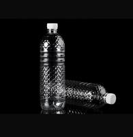 Bouteille de boisson en plastique PET transparente de qualité alimentaire de 1L, à usage unique, avec bouchon inviolable, vente chaude