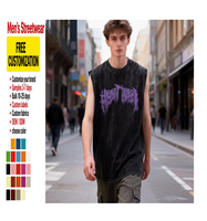 T-shirts vierges en coton épais délavé à l'acide pour hommes, haute qualité, style streetwear américain, impression personnalisée, coupe oversize, hip-hop, vente en gros