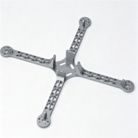 Support de propulseur en alliage de magnésium moulé sous pression de haute précision pour fonderie OEM, avec structure anti-vibration, personnalisation selon les plans et échantillons
