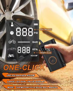 Inflador <span class=keywords><strong>de</strong></span> Neumáticos Digital Inteligente para Automóvil con Pantalla ABS, Batería Recargable, Presión <span class=keywords><strong>de</strong></span> Neumáticos Preestablecida, <span class=keywords><strong>Parada</strong></span> Automática hasta 150 PSI - Product Image 4