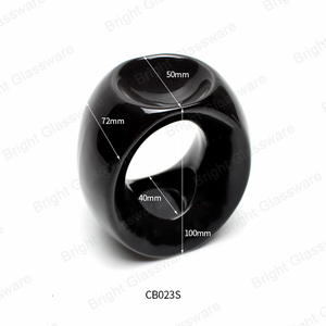 Home Fragrance <strong>Black</strong> Ceramic <strong>Wax</strong> <strong>Melt</strong> <strong>Burners</strong> Candle <strong>Wax</strong> Warmer - Product Image 2