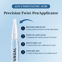 Stylo antifongique pour ongles Venrock, 25% d'acide undécylénique, liquide à pénétration profonde, réparation des ongles, traitement des infections fongiques des ongles, portable