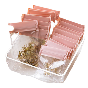 Sac de rangement pour bijoux, épaissi, anti-oxydation, étanche, en EVA, avec fermeture éclair auto-scellante, tendance, pour boucles d'oreilles, capacité 5-10L - Product Image 4