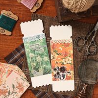 20 Lembar/Paket Kertas Kerajinan Seri Time-Worn Charms Bergaya Retro untuk Latar Belakang Dekoratif Jurnal DIY