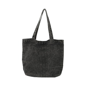 Bolso de Hombro de Mezclilla para Mujer, Estilo Tote y Hobo, con Cierre de Cremallera, Dos Asas y Compartimento, para Actividades al Aire Libre y Trabajo - Product Image 1