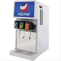 Machine de fabrication de soda post-mélange à 6 saveurs en acier inoxydable commercial