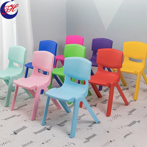 كراسي أطفال بلاستيكية ملونة قابلة للتكديس لأثاث رياض الأطفال - Product Image 4