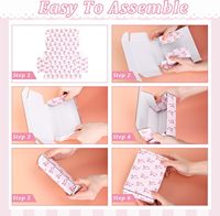 Boîtes d'expédition en carton personnalisées imprimées avec un design de dessin animé, boîtes d'expédition écologiques pour vêtements, chaussures, emballages