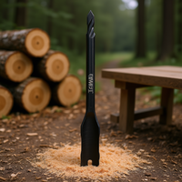 Foret à bois DeWalt 1/2 po à tige hexagonale noire DT4777-QZ pour percer les bois
