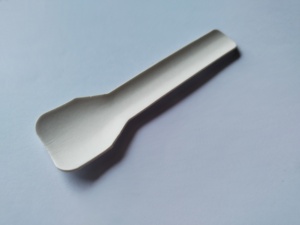 Cucchiaini di Carta Biodegradabili Personalizzati da 94mm, Più Resistenti e Spessi, per Yogurt e Gelato, Bianchi, Popolari sul Mercato - Product Image 3