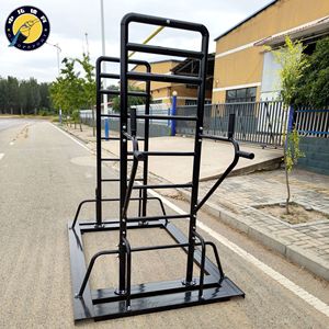 C-TOP DR-001 Höhenverstellbare Stahl-Parallelstangen 2-in-1 Multifunktionales Trainingsgerät für Arm- und Brustmuskulatur - Product Image 3