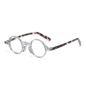 Jamie 2315 Round Plastic Eyeglasses Frames Anti Blue Light Protection Unisex Full Frame Decorative Glasses - Product Image 4