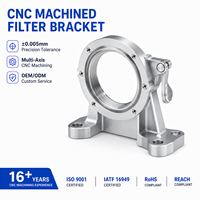 Support de filtre en acier inoxydable de haute précision usiné CNC, support de filtre optique personnalisé OEM fabriqué en Chine pour caméra industrielle