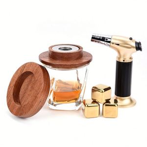 Kit de Ahumador de Whisky Portátil y Compacto |   Logotipo Personalizado para Demostraciones en Ferias Comerciales |   Artículo Promocional al por Mayor para Marcas de Licores - Product Image 4