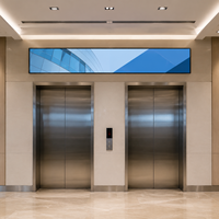 Écran publicitaire vertical moderne à fort impact pour ascenseurs d'hôtels et d'appartements |   Affichage numérique portrait 4K Android avec gestion à distance