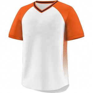 Camiseta de Béisbol y Sóftbol Barata y Cómoda Directo de Fábrica, Jersey de Béisbol Unisex en Blanco - Product Image 1