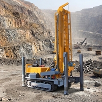 Foreuse hydraulique diesel pneumatique JUTOP pour puits d'eau avec moteur de pompe, foreuse de roche à air comprimé de 800 m pour mine, prix usine
