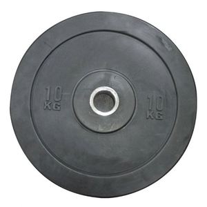 2021 Offre Spéciale prix de gros ensembles d'haltères vides plaques de pare-chocs d'haltérophilie commande minimale d'haltères en caoutchouc noir 100 kg - Product Image 3