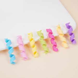 DIY Colored Polymer Clay Pasta Roll Simulation Cake Accessories, Thick Spring Clay <b>Slime</b> Chocolate Roll Accessories - Product Image 4