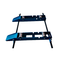 Support de bobine de câble réglable pour le levage de grandes bobines dans les travaux électriques