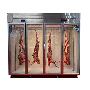 Vente en gros d'usine bon <span class=keywords><strong>prix</strong></span> d'agneau vitrine réfrigérée verticale vitrine viande suspendue réfrigérateur refroidisseur - Product Image 1