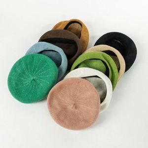 Nouvelle Arrivée 2025 – Chapeau Béret en Lin Tricoté Respirant pour Femme, Tendance Printemps-Été, Idéal pour Voyages en Plein Air, Plage et Style Décontracté, Chapeau de Soleil Type Peintre - Product Image 3