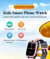 Montre connectée pour enfants 4G, GPS Tracker, appel vidéo, alerte SOS, localisateur LBS WIFI, montre pour enfants