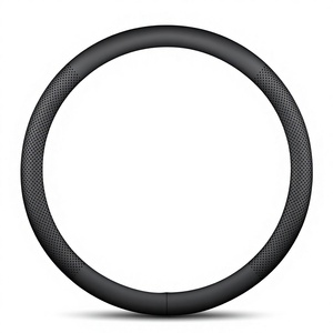 Housse de volant en cuir <span class=keywords><strong>Appa</strong></span> pour voiture, ultra fine, antidérapante, universelle pour volants ronds et en forme de D, accessoire de modification automobile durable - Product Image 1