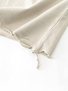 เสื้อยืดถักสไตล์เรียบง่ายสำหรับผู้ชาย สีพื้น ผ้าฝ้าย 100% แขนสั้น สวมใส่สบาย ทรงปกติ ระบายอากาศได้ดี ไม่ยับ - Product Image 5