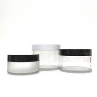Pot cosmétique en plastique dépoli de 250 ml pour gommage corporel mat coloré avec couvercle en plastique noir