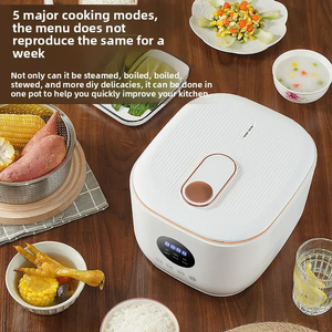 Cuisinière à riz électrique intelligente à affichage numérique, multifonctionnelle, 3L, petite, pour la maison, avec fonction de cuisson de soupe et maintien au chaud - Product Image 5