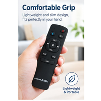 Télécommande IR sans fil 2,4 G ultra-mince noire à 11 boutons, la plus vendue, avec code roulant pour projecteur intelligent