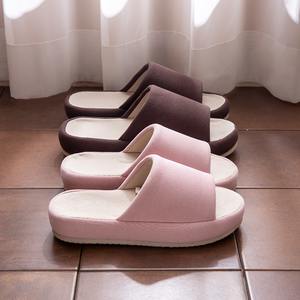 Pantuflas de Lino para Hombre, para Todas las Estaciones, Punta Abierta, Antideslizantes, Silenciosas, con Amortiguación, Hechas de Tela de Algodón y Lino, para Parejas, para el Verano - Product Image 3